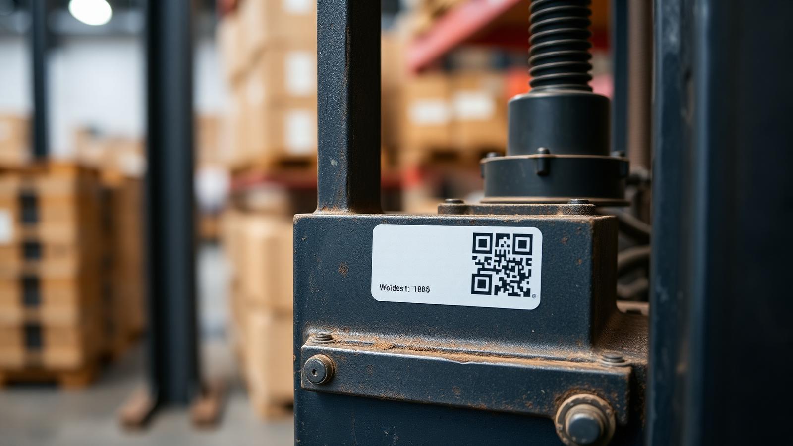 QR-koder for utstyrskontroll